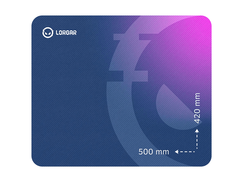 Lorgar Main 135 Gaming egérpad, 50x42cm (LRG-GMP135)