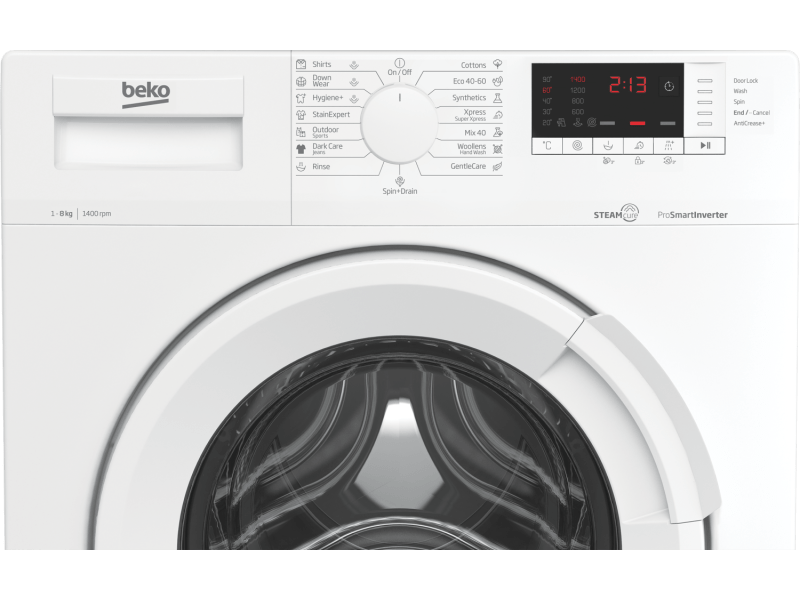 Beko WUE8726XST Elöltöltős mosógép