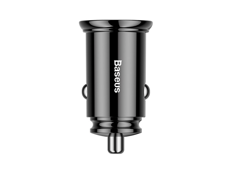 Baseus Circular Plastic autós gyorstöltő 30W, fekete (CCALLYS01)