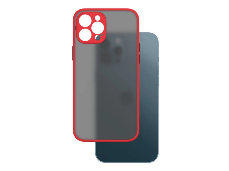 Cellect iPhone 13 Mini műanyag tok, piros, fekete (MTIPH1354RBK)