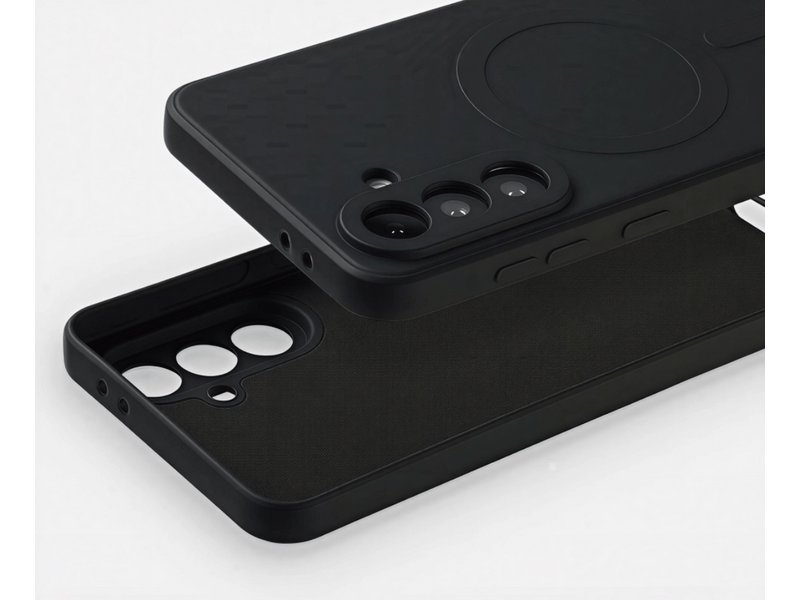 Cellect Samsung Galaxy A57 mágneses szilikon tok, fekete (CEL-MAG-A57-BK)