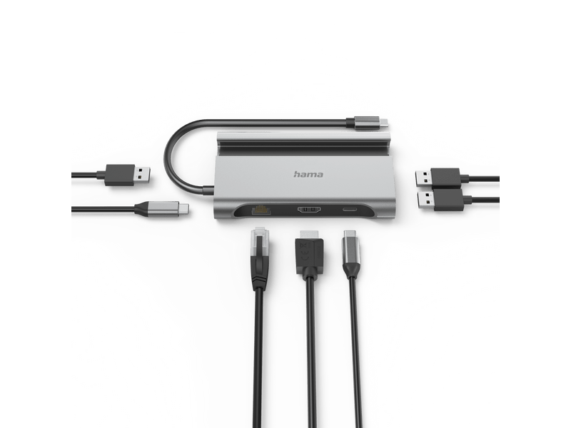 Hama 200143 USB 3.2 GEN1 TYPE-C 7IN1, Docking