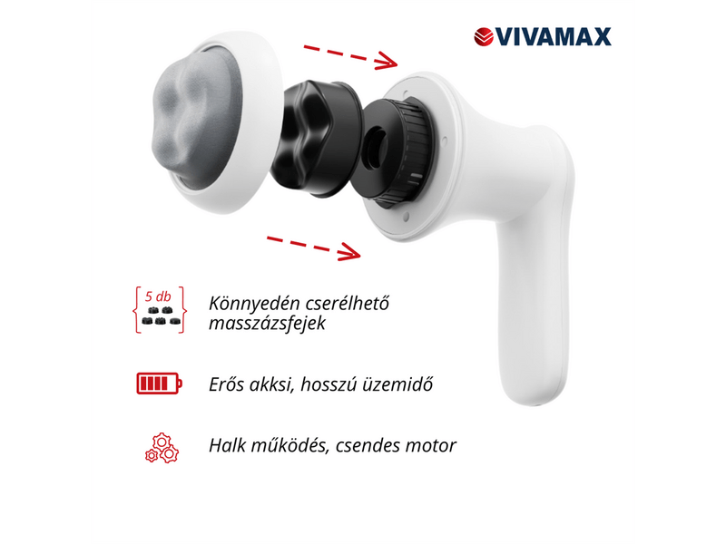 Vivamax GYVM47 Relax&Tone kézi masszírozó