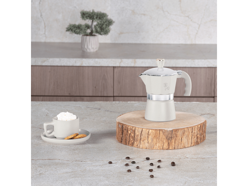 Berlinger Haus BH8571N Kotyogós kávéfőző,3 személyes, krém