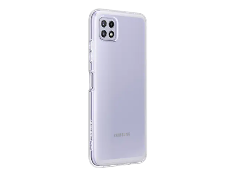 Samsung Galaxy A22 5G Puha átlátszó tok EF-QA226TTEGEU