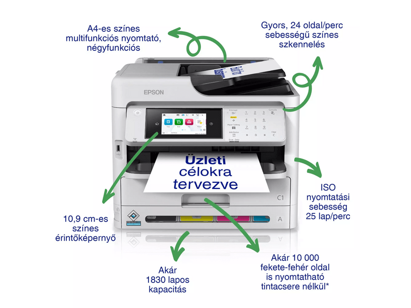 Epson WorkForce Pro WF-C5890DWF Tintasugaras nyomtató