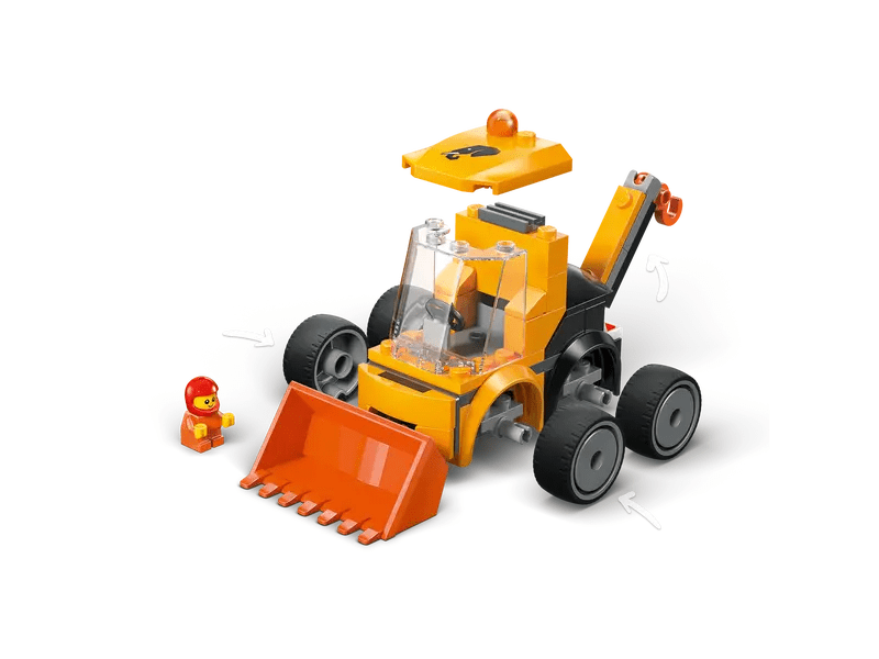 LEGO® City Járgányok – Építőipari rakodó (60483)