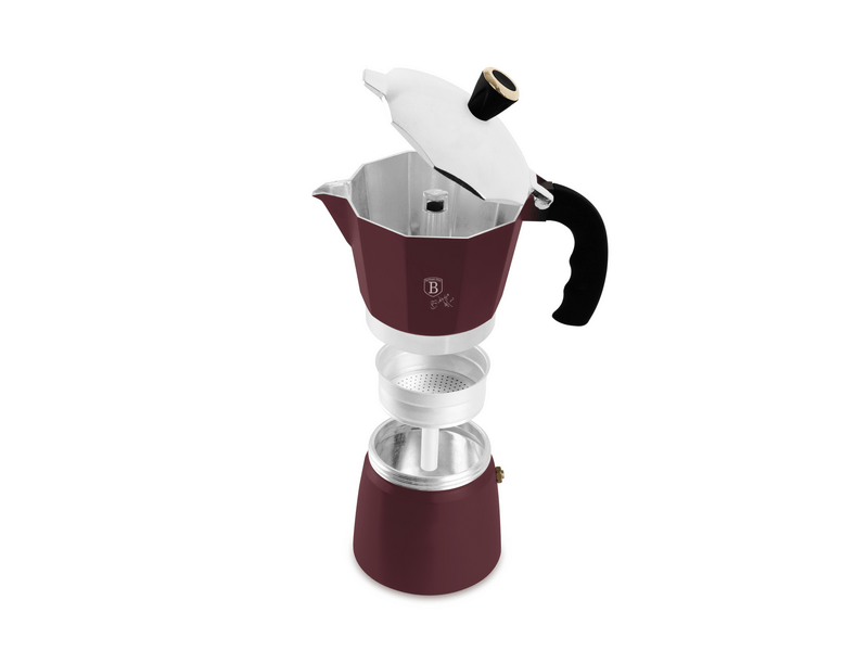 Berlinger Haus BH8566N Kotyogós kávéfőző, 6 személyes, bordó
