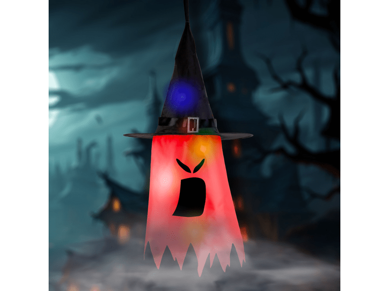 Family 56569A LED ukras za Noć vještica, duh, crveni