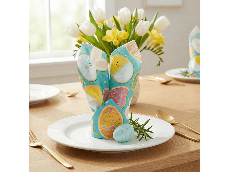 Family 57987 Húsvéti szalvéta, 3 rétegű, 16 db/csomag