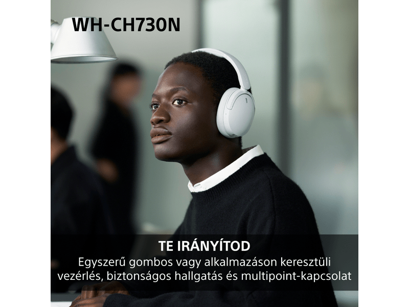 Sony WH-CH730N vezeték nélküli zajszűrős fejhallgató, rózsaszín (WHCH730NP.CE7)
