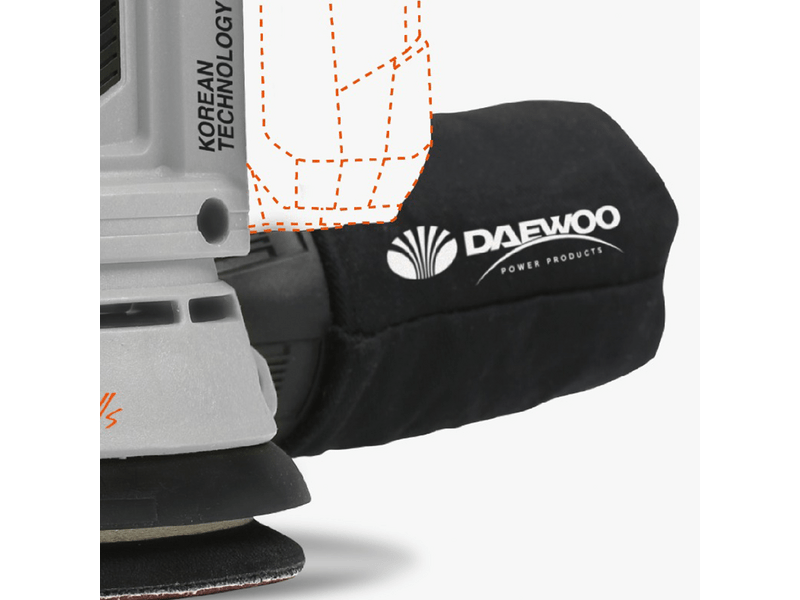 Daewoo DALOS18-1 Akkus excentercsiszoló, akku és töltő nélkül