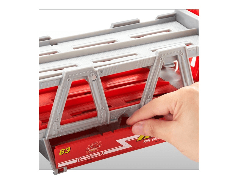 Matchbox: Tűzoltósági trailer kiegészítőkkel (GWM23)