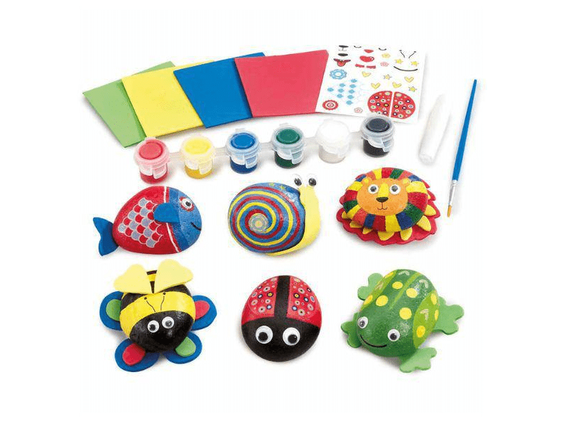 Állatos kavicsfestő készlet (318-18118-B)