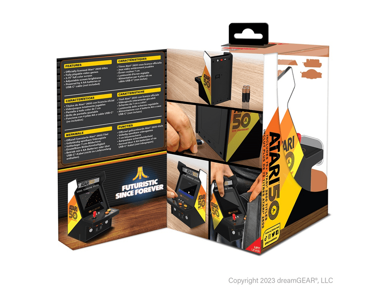 My Arcade Atari Micro Player Pro Portable Retro Arcade, 6.75