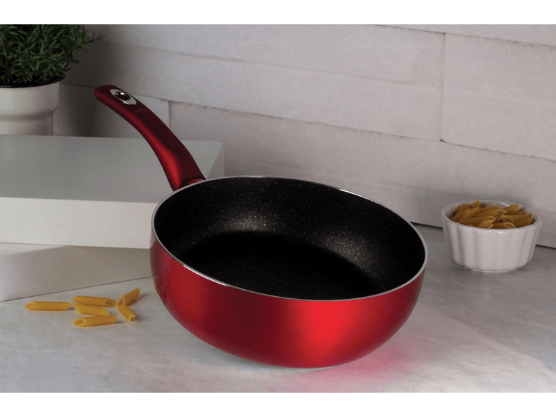 Berlinger Haus BH1302N Metallic Line Burgundy Edition Flip serpenyő, 26 cm