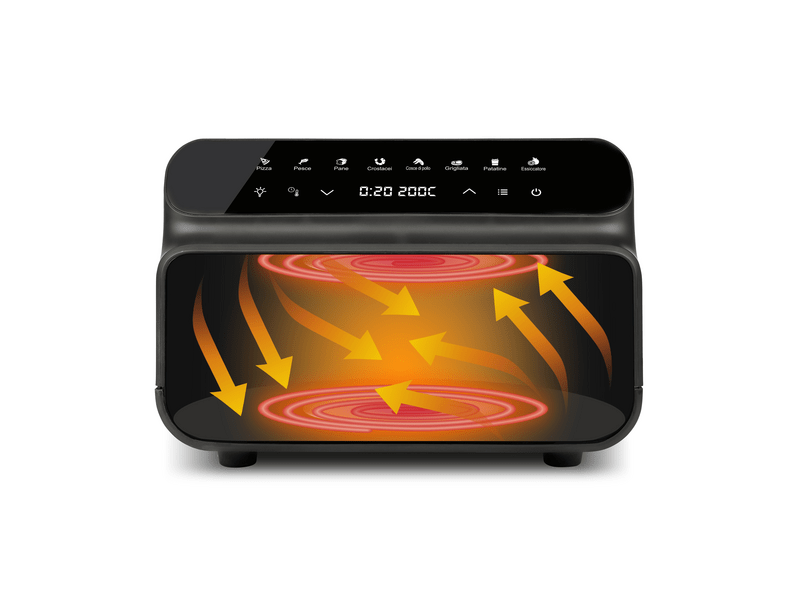 G3 Ferrari G10181 Friggisano BBQ Forrólevegős sütő