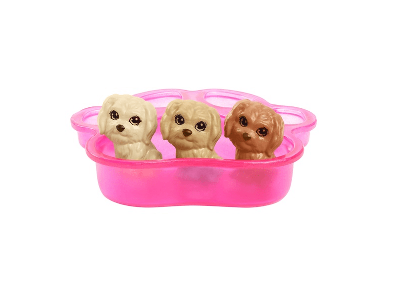 Barbie: Újszülött kölyökkutyusok játékszett (HCK75)