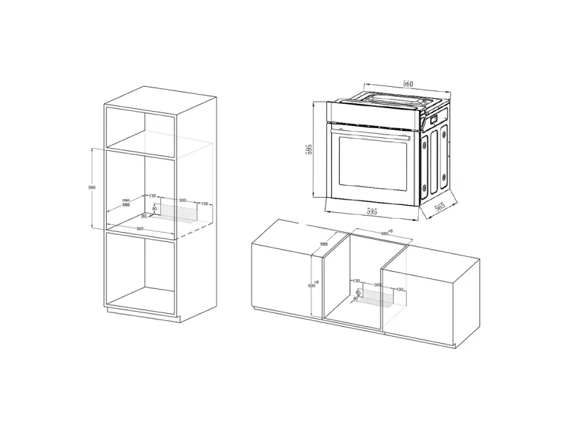 MPM MPM-63-BO-30 Beépíthető sütő