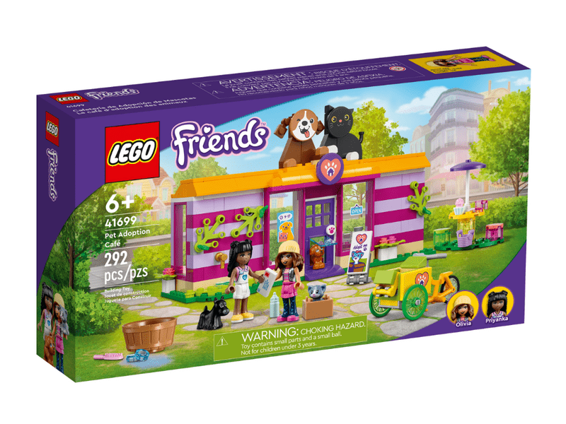 LEGO® Friends Kisállat örökbefogadó kávézó (41699)