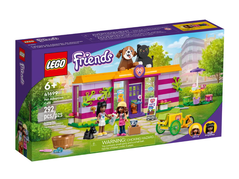 LEGO Friends Kisállat örökbef kávézó