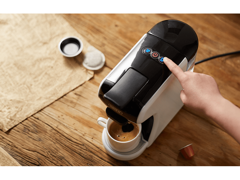 HiBREW H1A 4 az 1-ben kapszulás kávéfőző, fehér