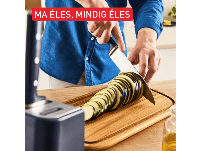 Tefal K297S644 EverSharp séfkéskészlet és késtömb, élezővel