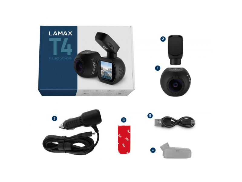 LAMAX T4 autós menetrögzítő kamera