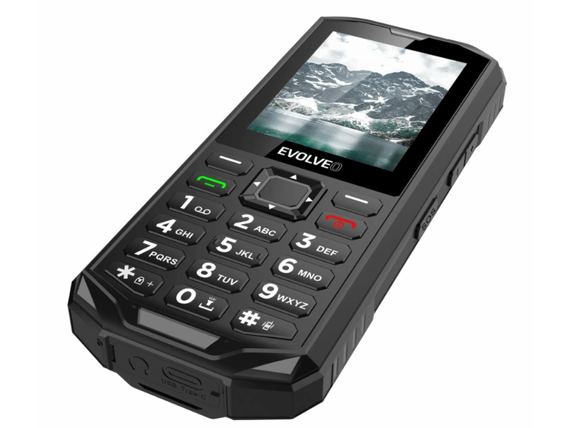 Evolveo StrongPhone X5 strapabíró Dual SIM telefon, fekete-szürke (SGM SGP-X5-GY)