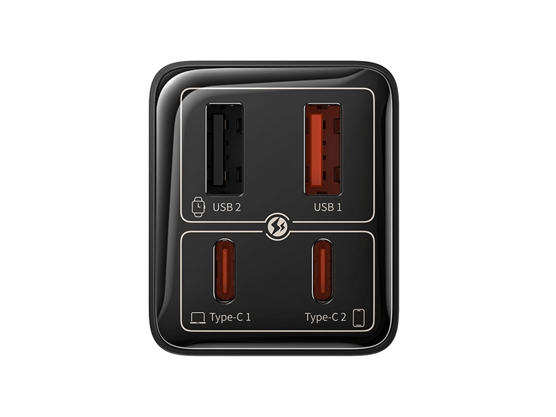 Baseus GaN6 Pro hálózati gyorstöltő+ Type-C kábel