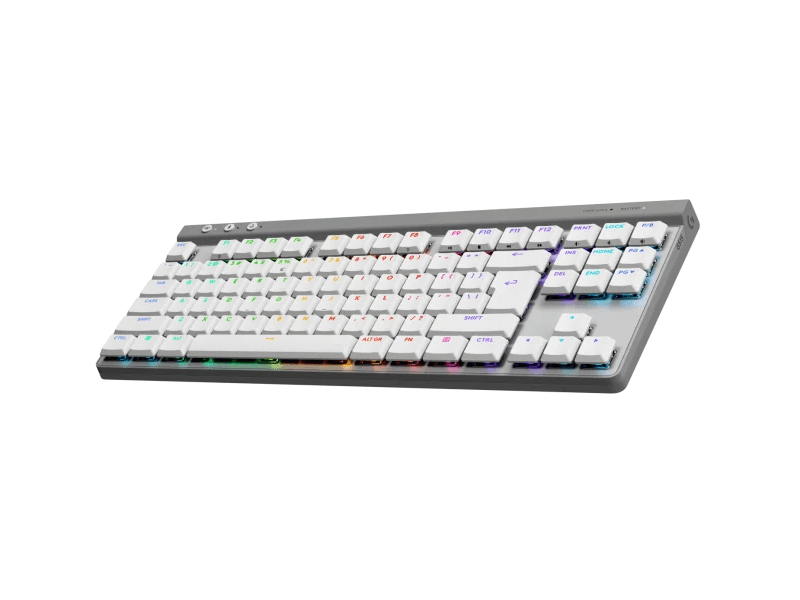 Logitech G515 LIGHTSPEED TKL bežična gaming tipkovnica, US izgled, bijela (920-012539)