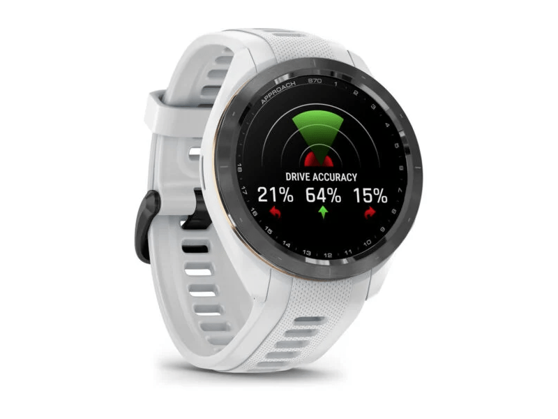 Garmin Approach S70 (42mm) Okosóra, fekete/fehér (010-02746-10)