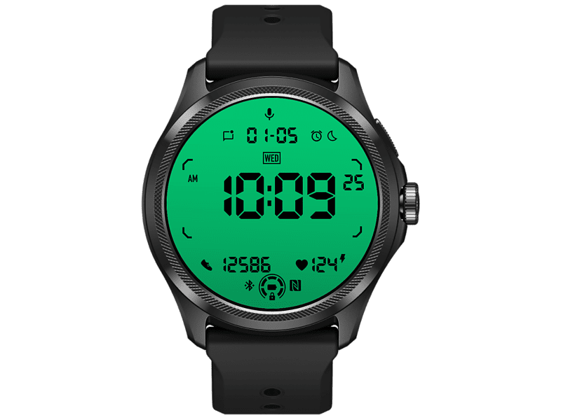 Mobvoi TicWatch Pro 5 Obsidian Okosóra, Fekete