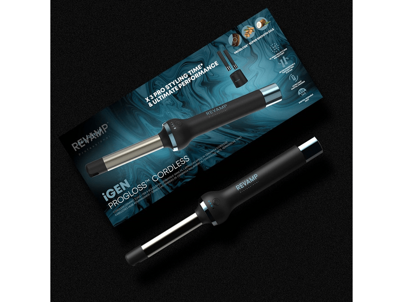 Revamp iGen Progloss™ TO-2750 Vezeték nélküli kerámia hajgöndörítő