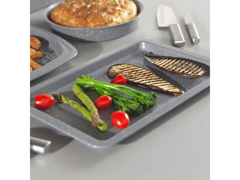 Salter Marblestone Tapadásmentes szénacél tepsi, 38x27cm (BW02775G3)