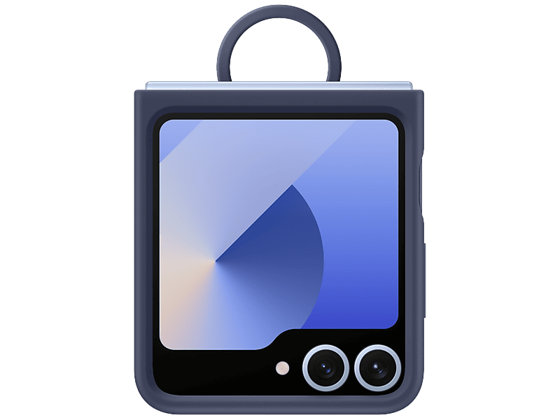 Samsung Galaxy Z Flip6 szilikon tok gyűrűvel, Tengerészkék (EF-PF741TNEGWW)