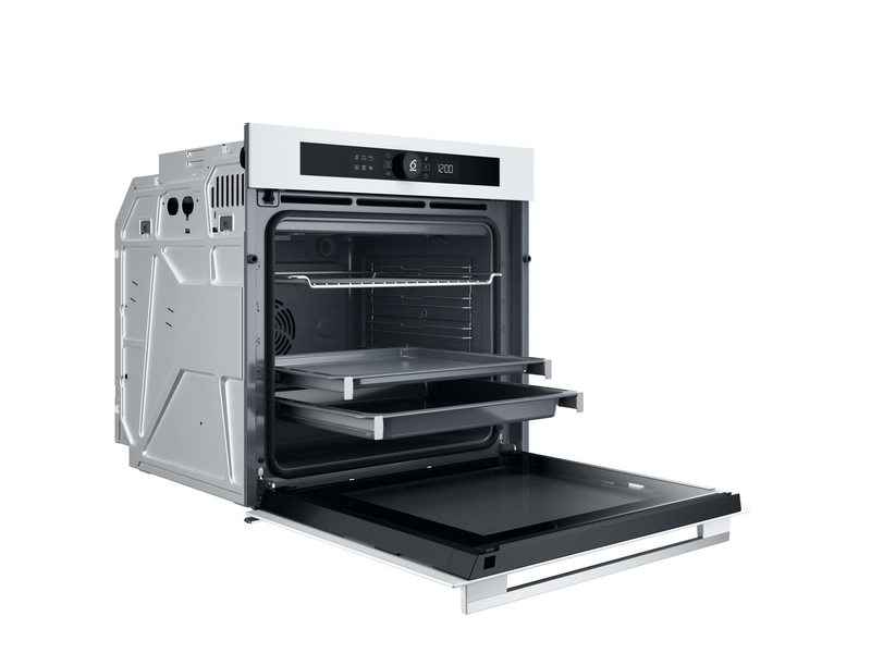 Whirlpool WOI5S8PM2SWA Beépíthető sütő + Whirlpool WMD54MW Beépíthető mikrohullámú sütő, fehér