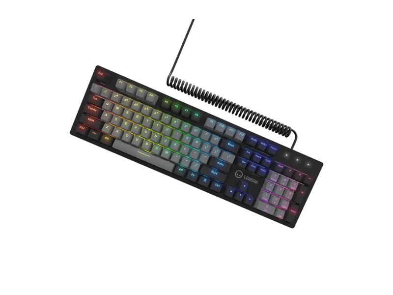 Lorgar Azar 514 Billentyűzet, US, fekete (LRG-GK514B-US)