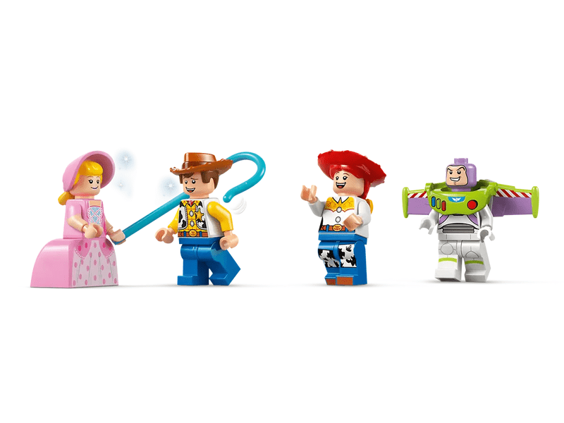 LEGO® Disney i Pixar Priča o igračkama Blagdanski vlak i trkaći automobil na daljinsko upravljanje (43264)