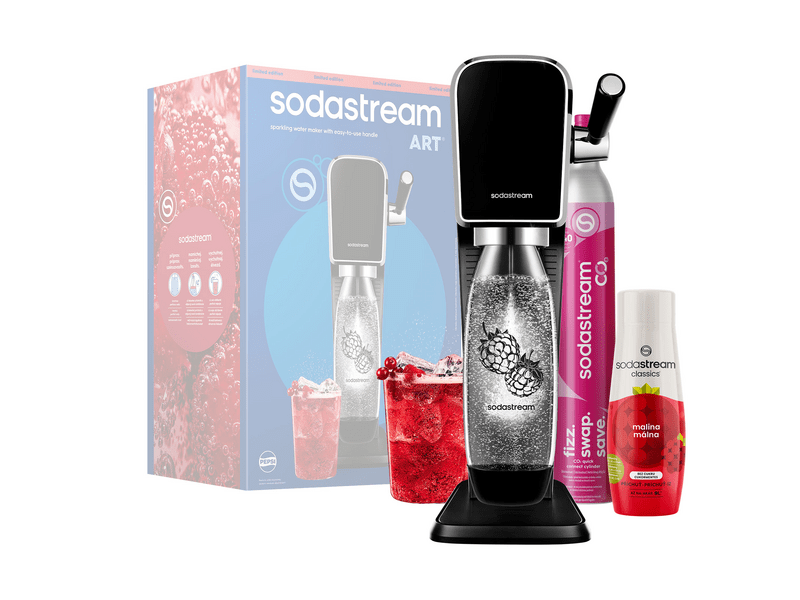 SodaStream ART Black Málna Zero Megapack