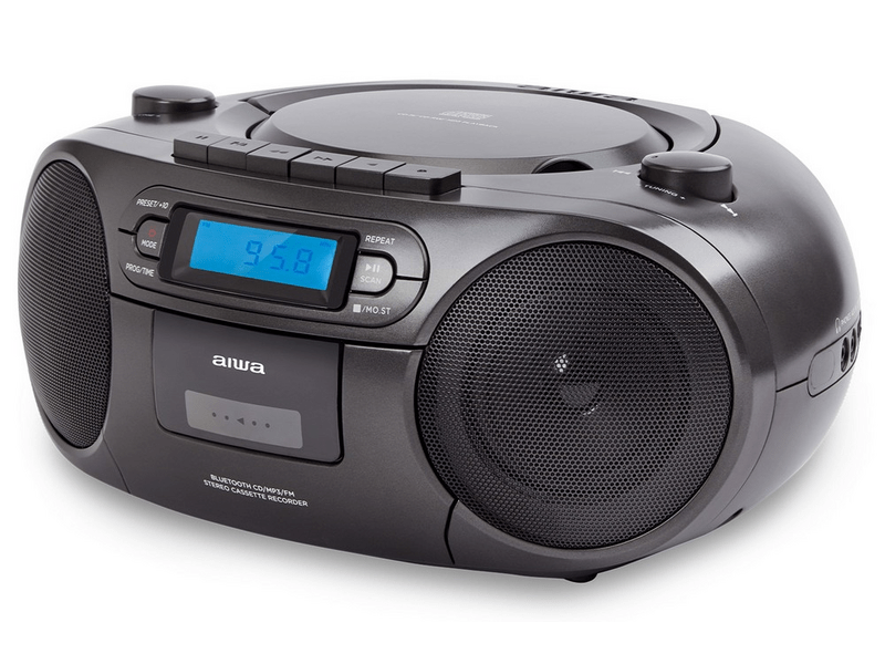 Aiwa RC-250BK hordozható retro boombox, fekete