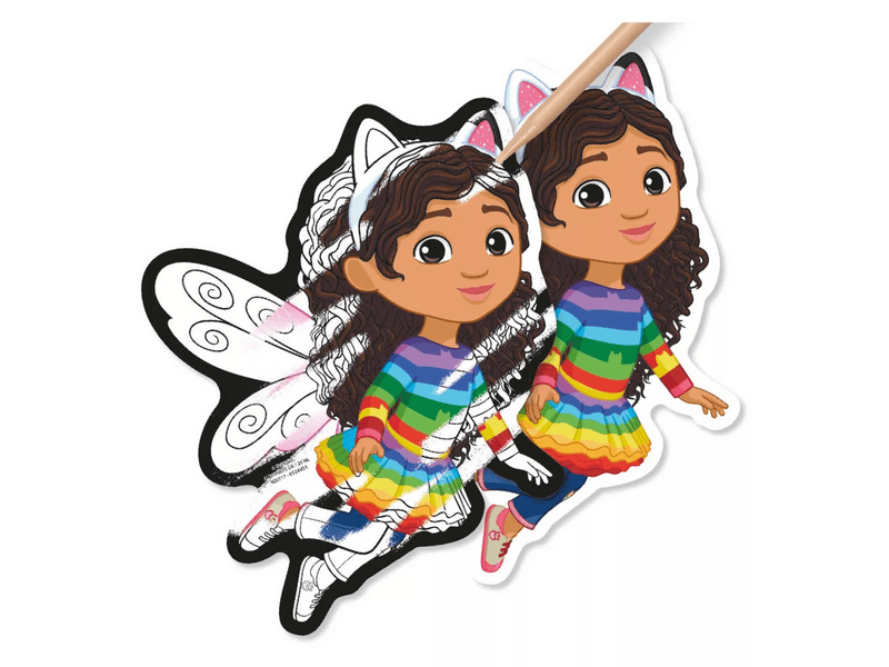 Gabi babaháza képkarcoló készlet mágnessel (420717)