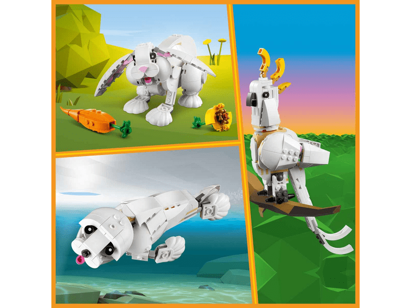 LEGO® Creator 3-in-1 Fehér nyuszi (31133)