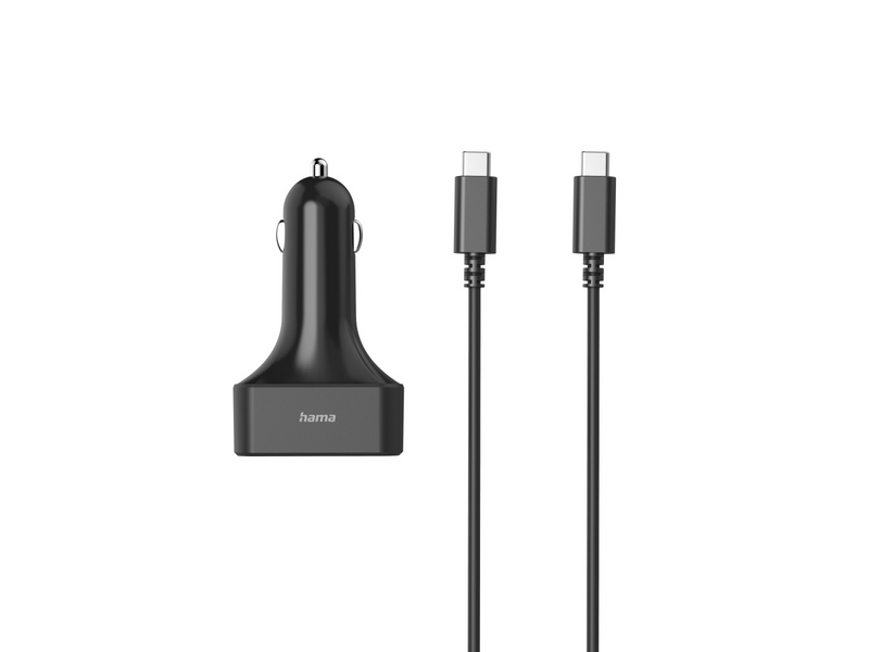 Hama 200018 USB+Type-C auto punjač