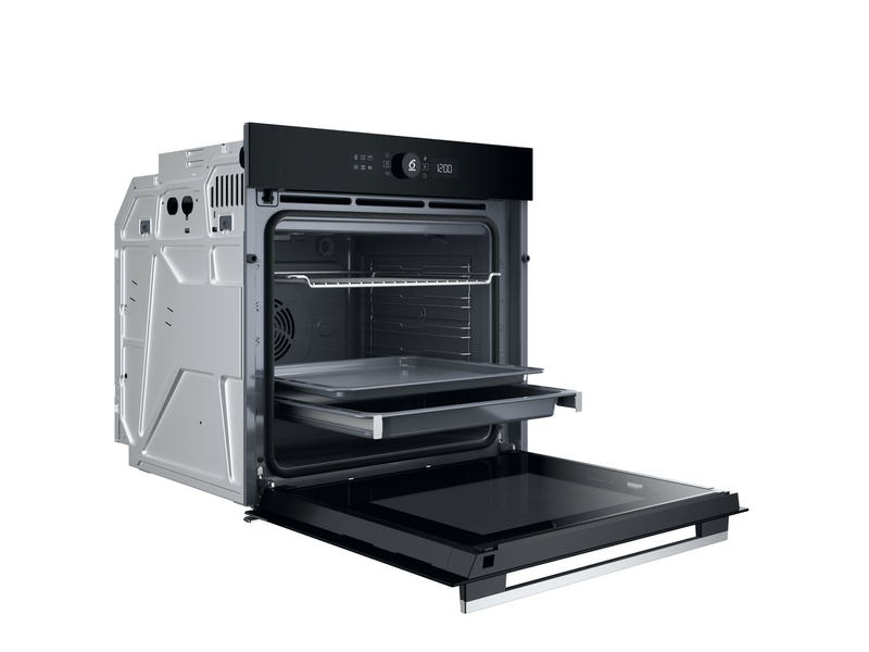 Whirlpool WOI5S8PM1SXA Beépíthető sütő + Whirlpool WMD54MX Beépíthető mikrohullámú sütő, inox