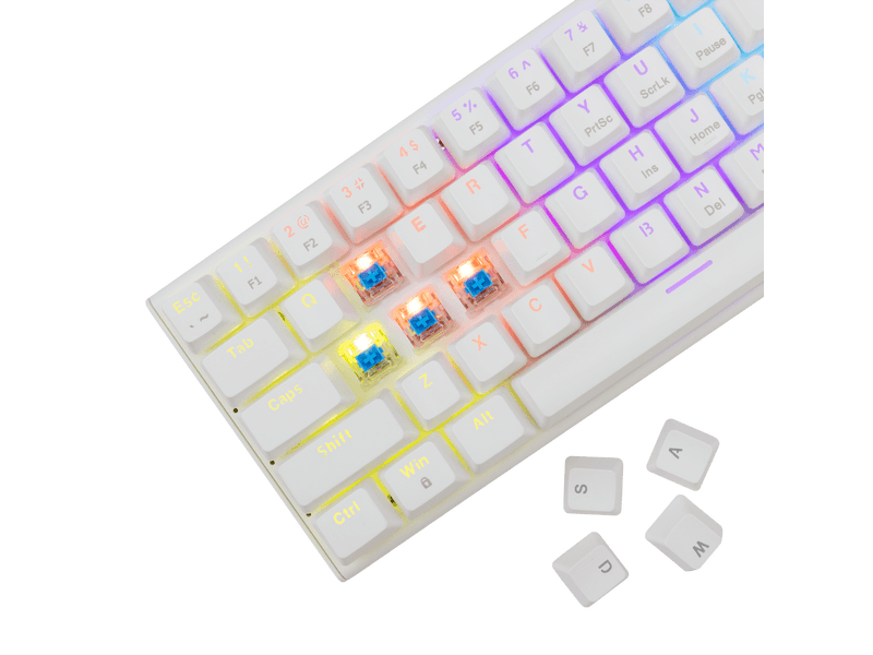 White Shark WAKIZASHI V2 Mechanikus billenytűzet, US kiosztás (WS GK-2221W/BL-US-V2)