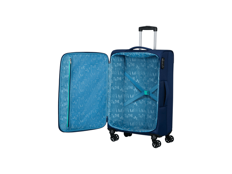 American Tourister Sea Seeker Bőrönd, 68 cm, sötétkék (146675-6636)