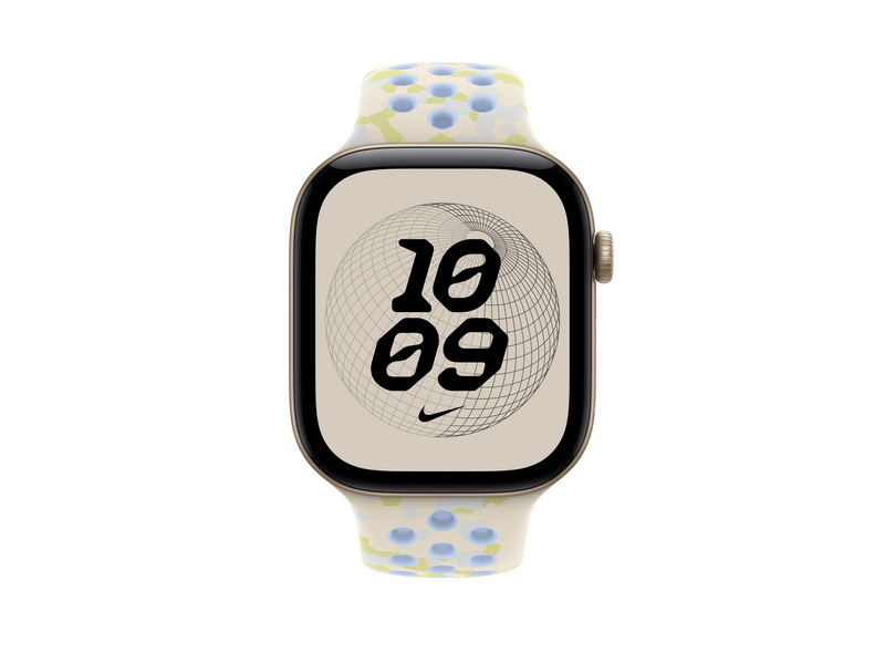 Apple Watch 46 mm‑es pasztellkrétaszín Nike sportszíj, S/M (MKTV4ZM/A)