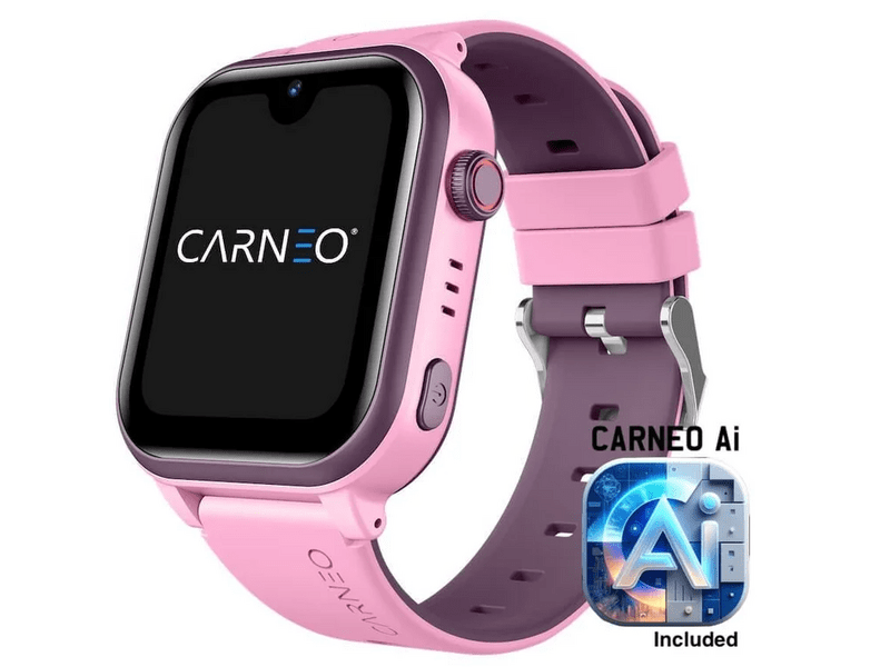 Carneos GuardKid+ 4G Platinum 2nd GEN AI okosóra, rózsaszín