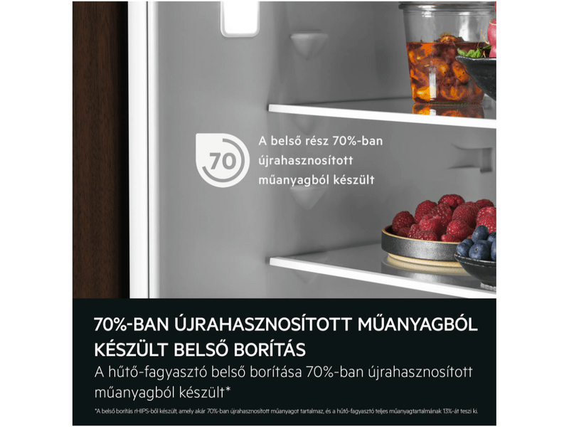 AEG TC7CS182ES Beépíthető kombinált hűtőszekrény